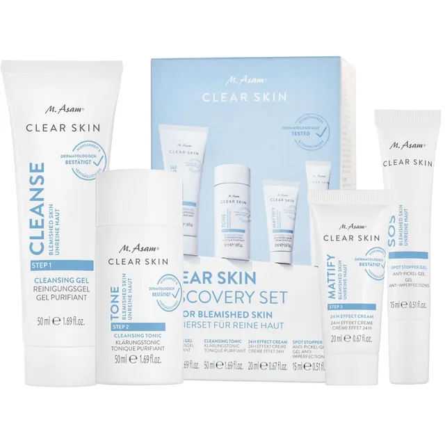 m-asam-clear-skin-discovery-set-4-teilig-unreine-haut image 1