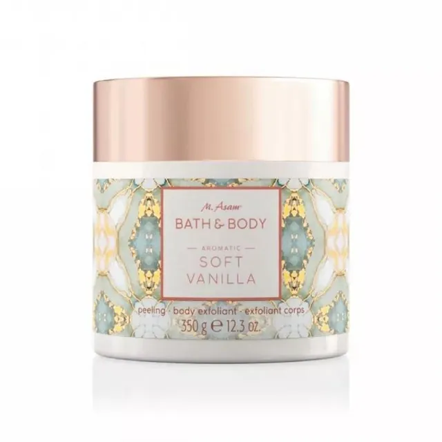 m-asam-bath-body-soft-vanilla-peeling-350-g image 1