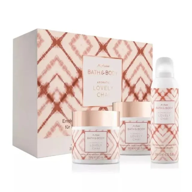 m-asam-bath-body-lovely-chai-geschenkbox-3-teilig image 1