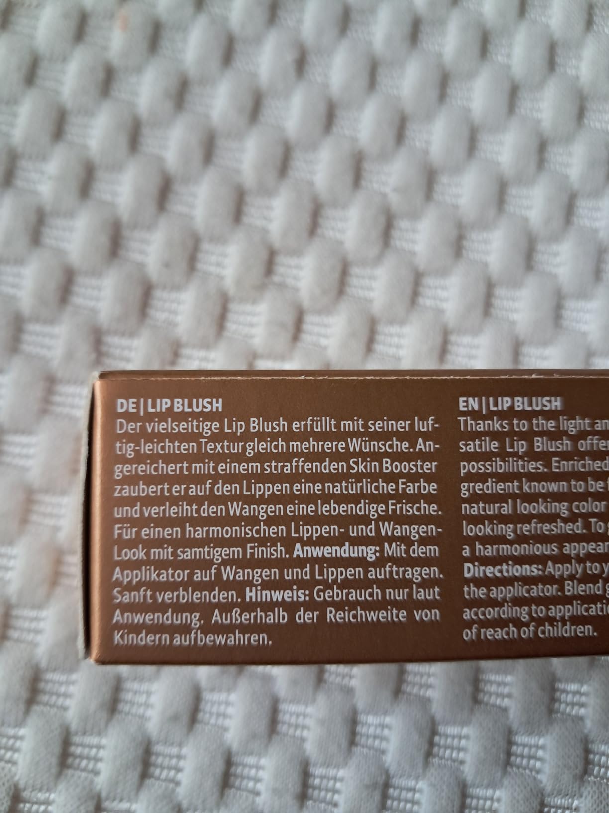 Schöne Farbe, sparsam nutzen
