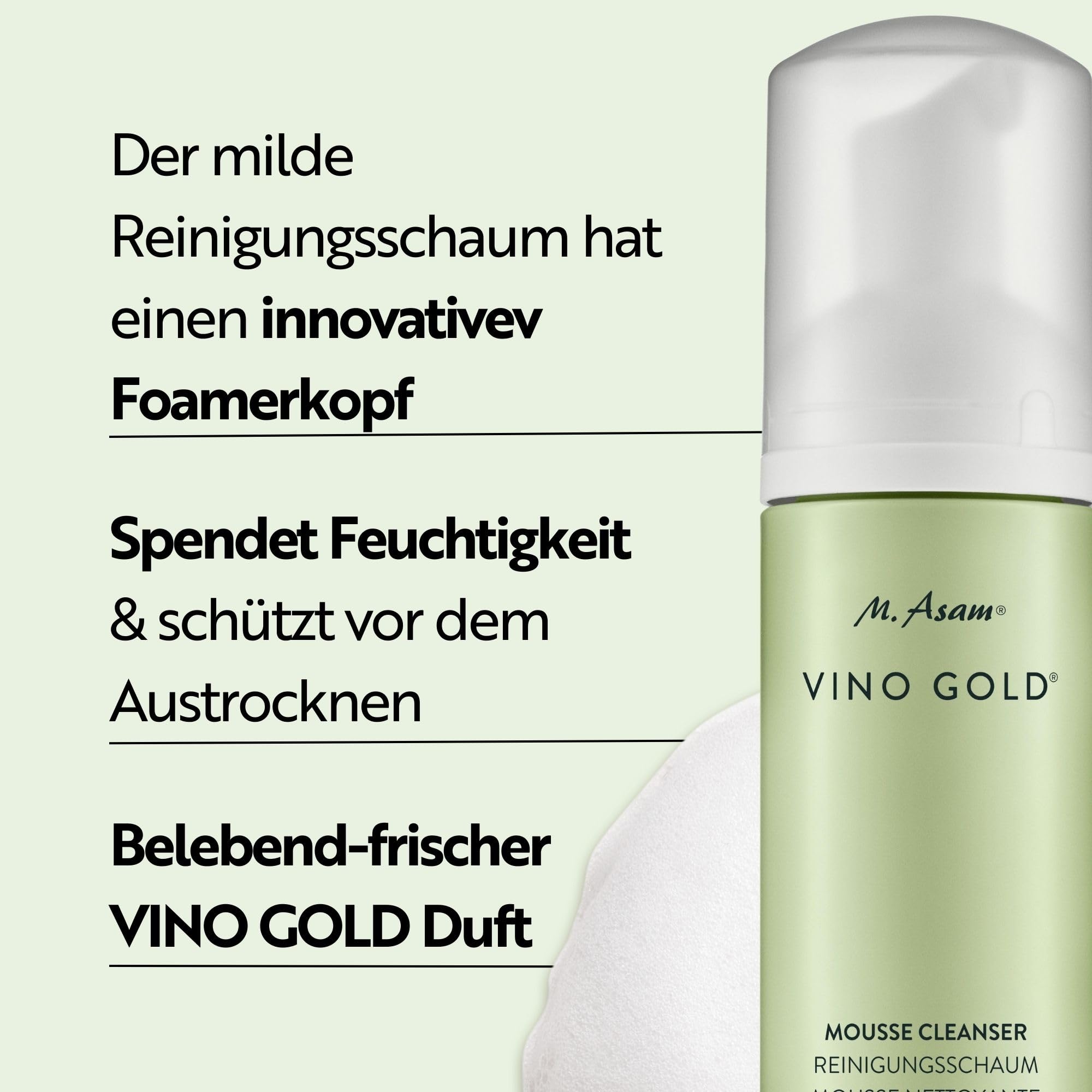 m-asam-vino-gold-mousse-cleanser-150-ml image 2