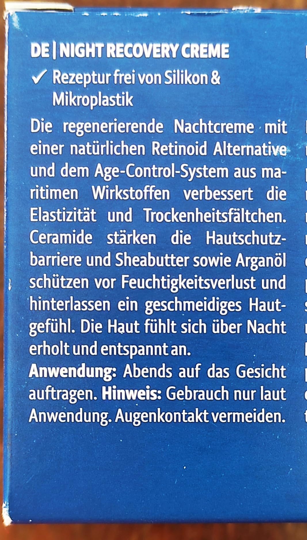 Pflegt gut, nicht für ölige Haut
