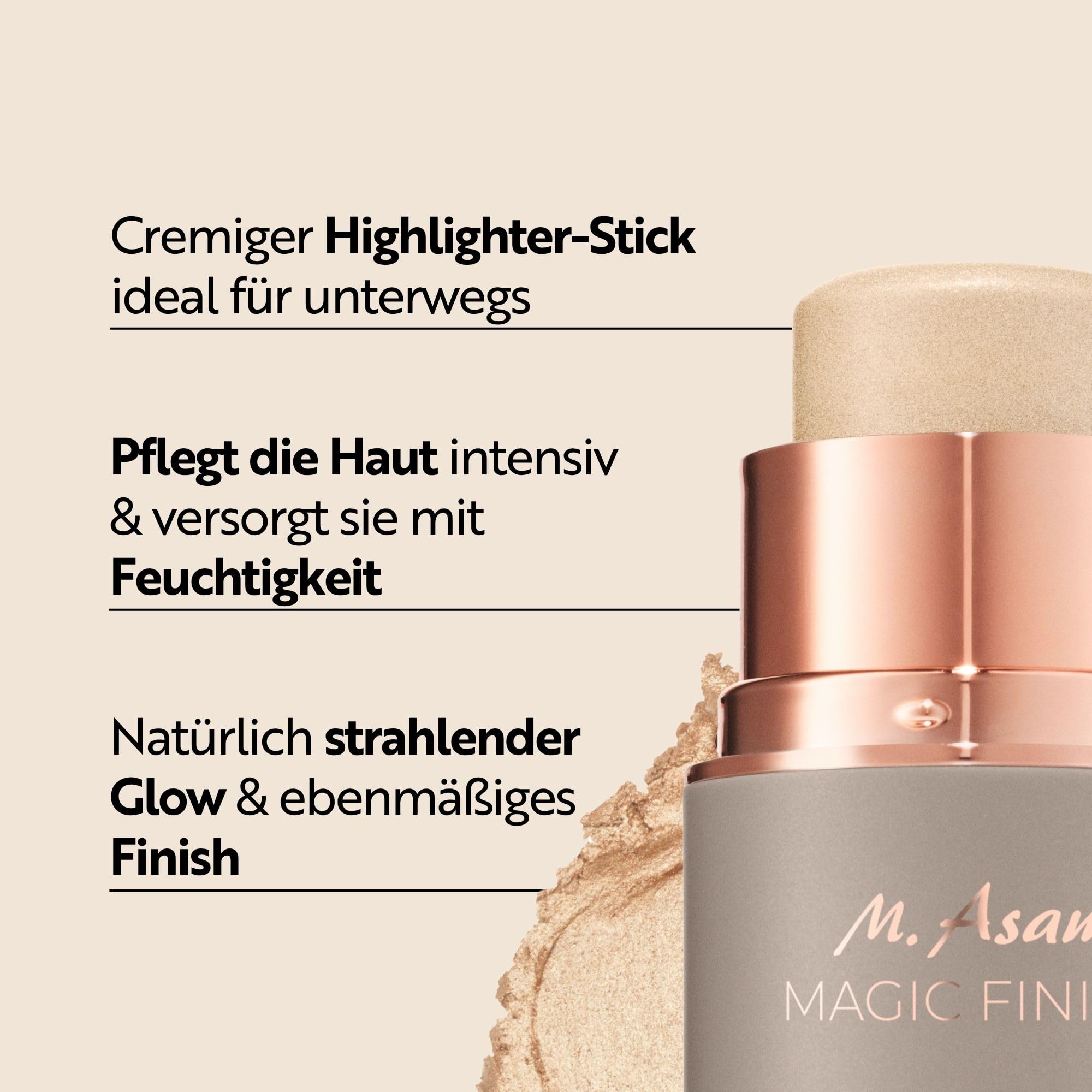 m-asam-magic-finish-cream-stick-highlighter-beam-me-up-cremiger-glow-stick-6-g image 2