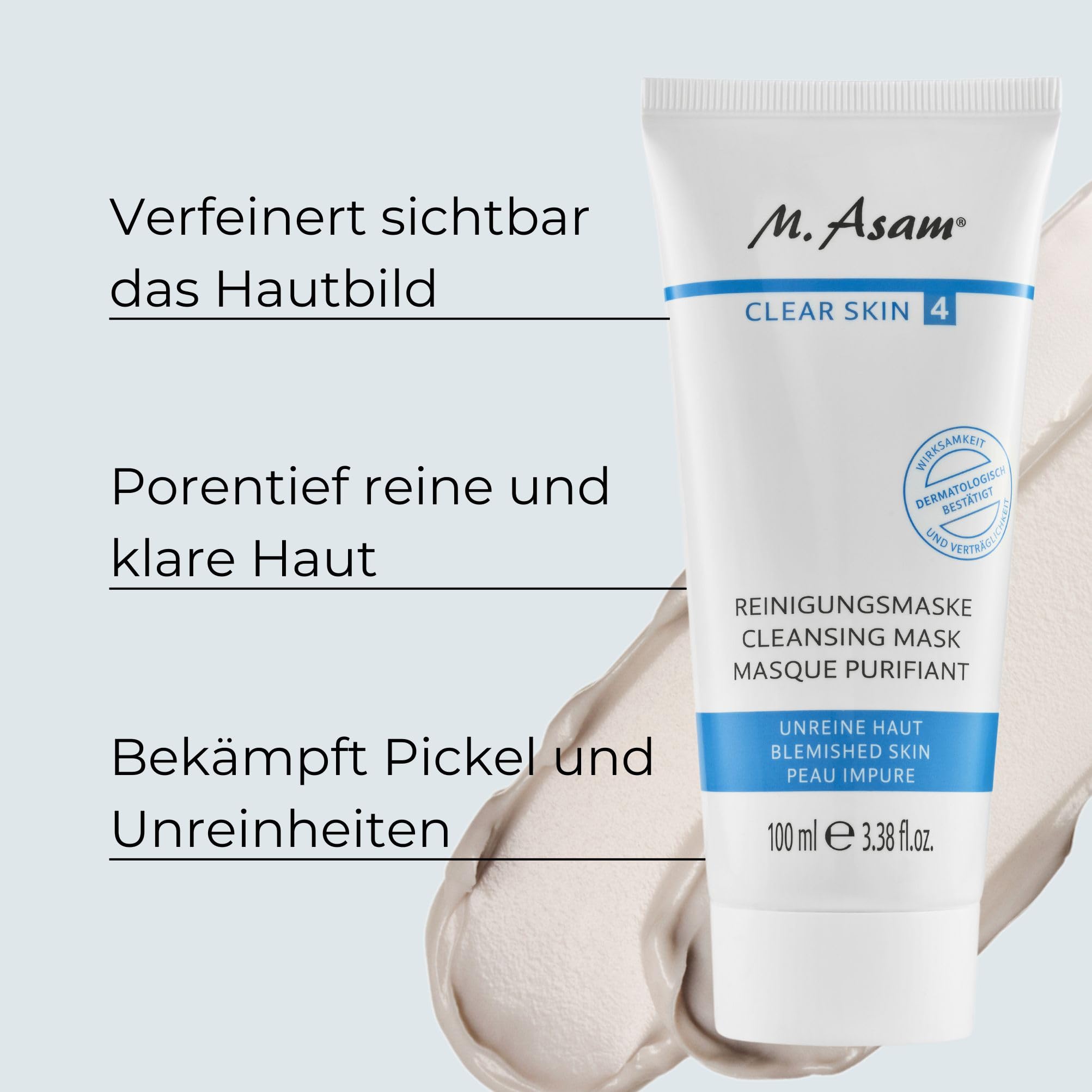 m-asam-clear-skin-reinigungsmaske-vegane-tonerde-gesichtsmaske-mit-heilerde-100- image 2