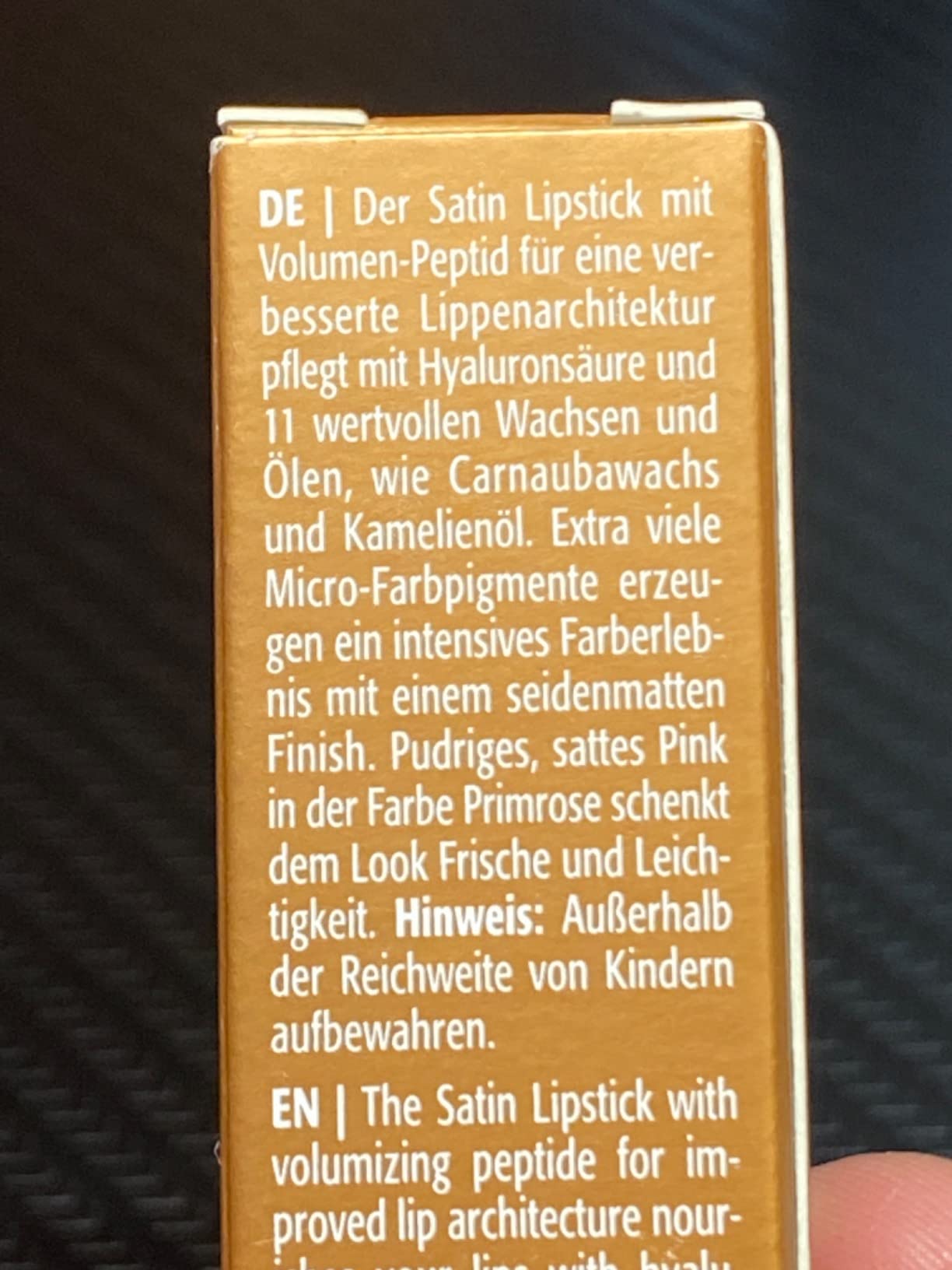 Bleibt in der Handtasche