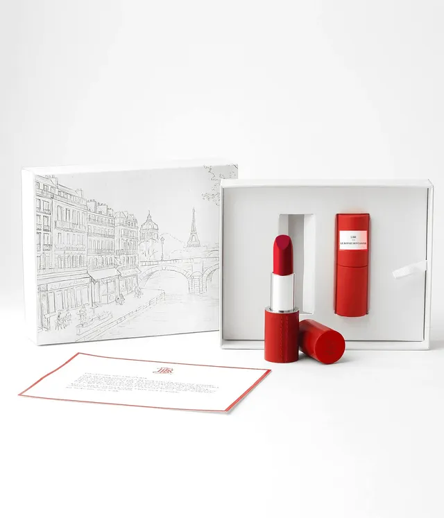 la-bouche-rouge-paris-le-rouge-montaigne-set-lippenstift-rotes-lederetui image 1