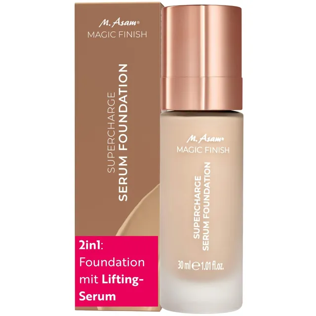 m-asam-magic-finish-supercharge-serum-foundation-warm-sand-30ml image 1