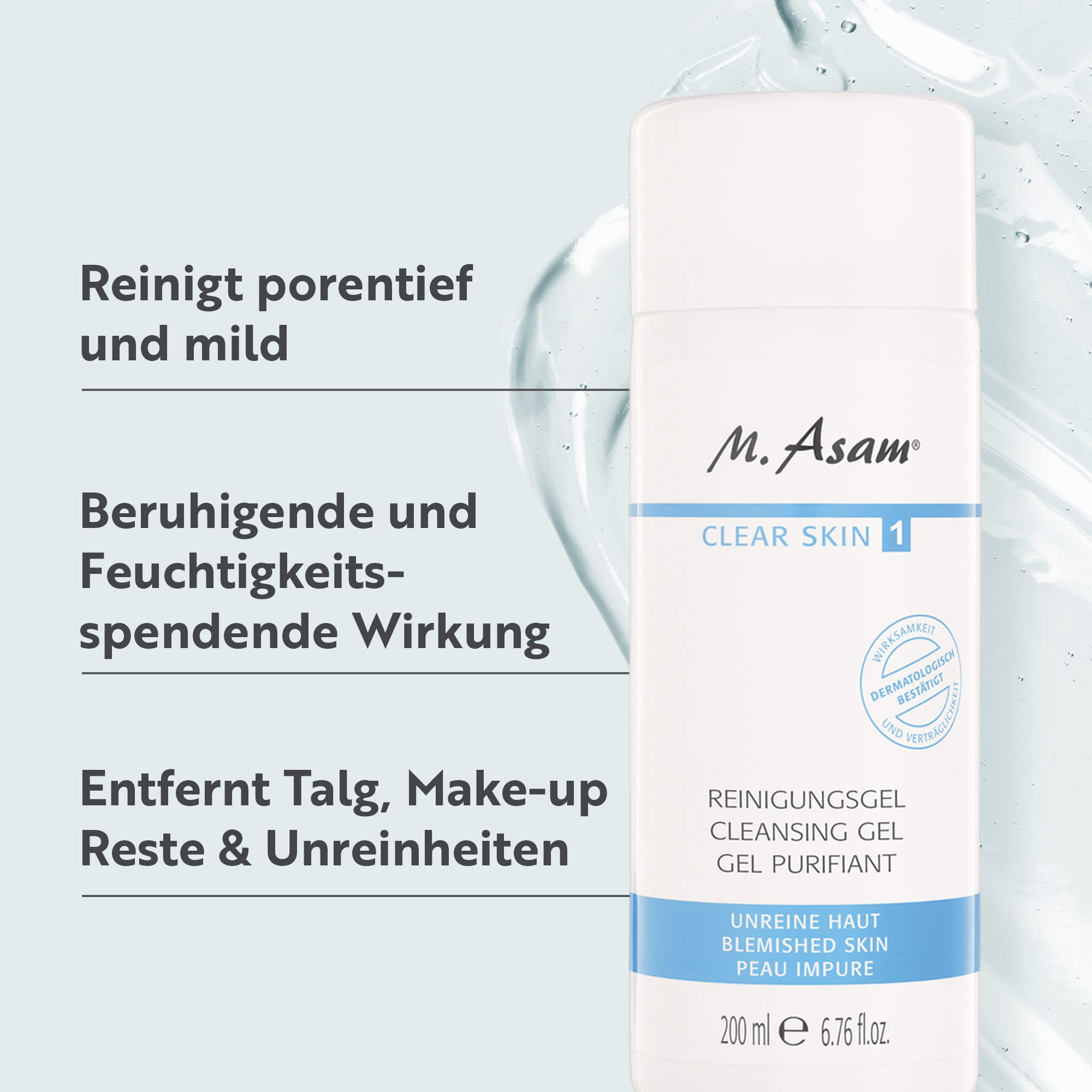 m-asam-clear-skin-cleansing-gel-200-ml-gesichtsreinigung-mit-aha-bha image 2