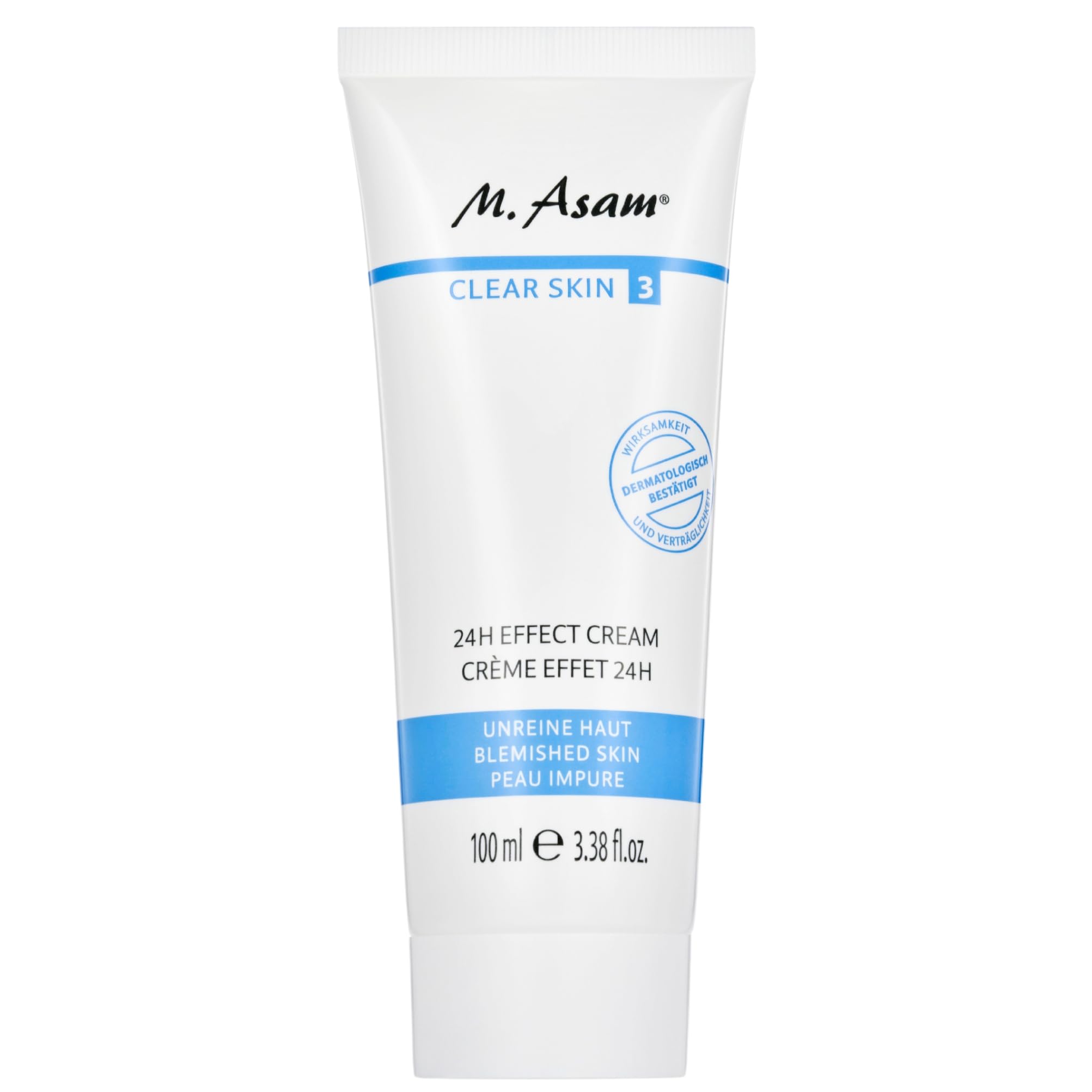 m-asam-clear-skin-24h-effect-cream-anti-pickel-creme-100ml-vegan image 1