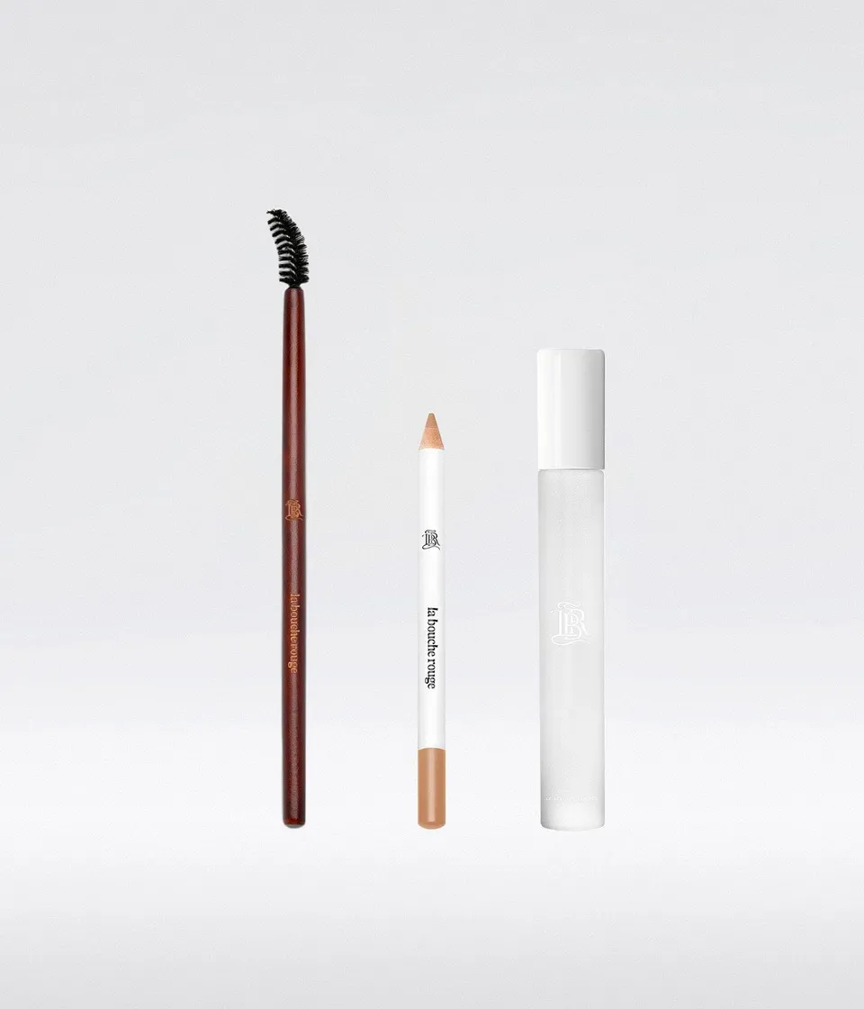 la-bouche-rouge-paris-augenbrauen-set-stift-b-rste-fixier-serum image 1