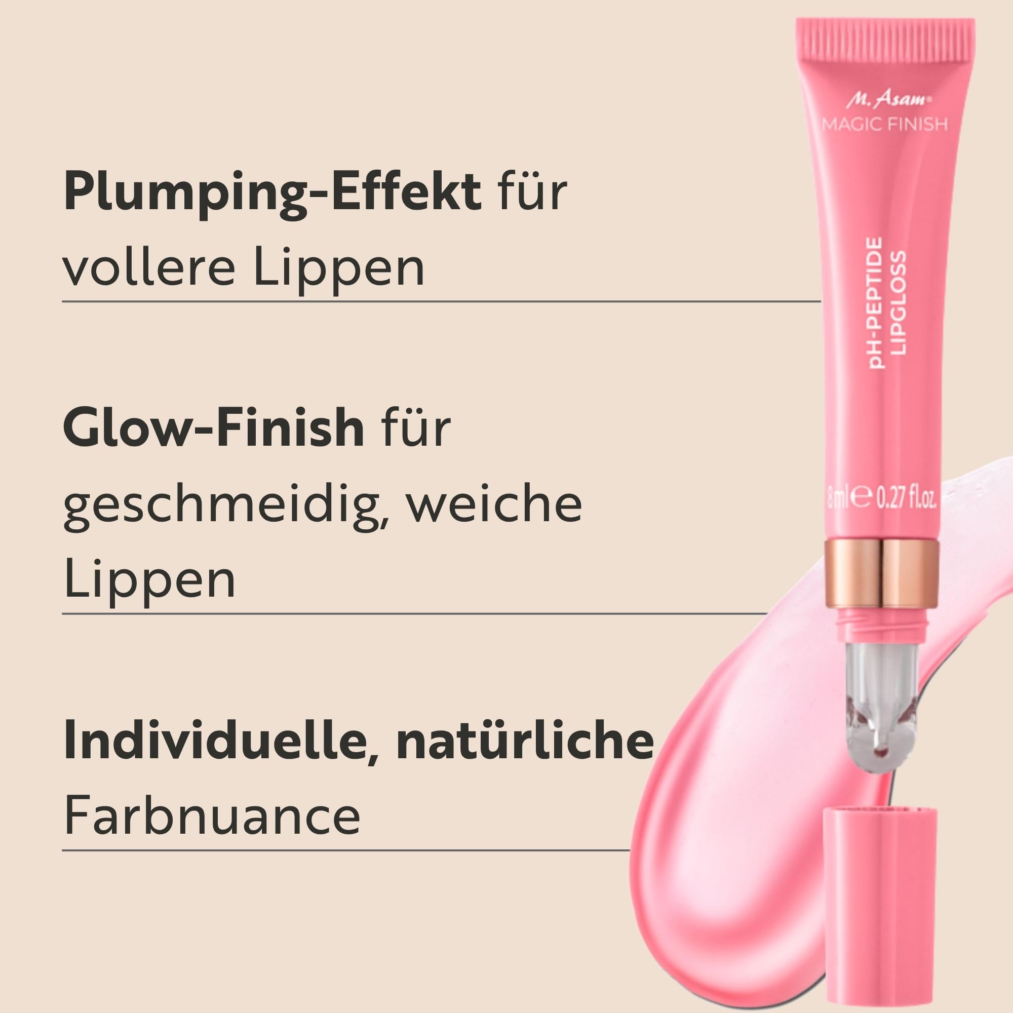 m-asam-magic-finish-ph-peptide-lipgloss-flirt-mode-8-ml image 2